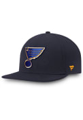 St Louis Blues Core Fitted Hat - Navy Blue