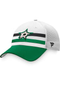 Dallas Stars 2021 Draft Jersey Hook Adjustable Hat - White