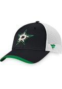 Dallas Stars Authentic Pro Locker Room Trucker Adjustable Hat - Black