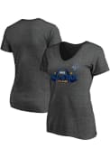 St Louis Blues Womens NHL All Star Game 2020 Event St. Louis T-Shirt - Charcoal