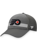 Philadelphia Flyers Home Ice Meshback Adjustable Hat - Charcoal