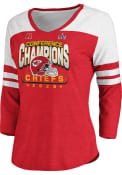 Kansas City Chiefs Womens 2020 Conference Champions Rushing Play T-Shirt - Red