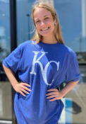 Kansas City Royals Cap Logo Fashion T Shirt - Blue