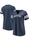 Chicago White Sox Womens Raglan T-Shirt - Navy Blue