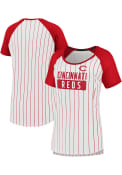 Cincinnati Reds Womens Iconic T-Shirt - White