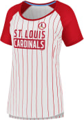 St Louis Cardinals Womens Iconic T-Shirt - White