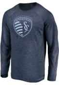 Sporting Kansas City Tonal Logo T-Shirt - Navy Blue