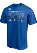Dallas Mavericks Division Champion Locker Room T Shirt - Blue