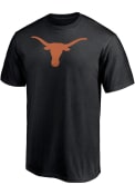 Texas Longhorns Primary Logo T Shirt - Black