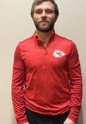 Kansas City Chiefs Shade Camo Jacquard QZ 1/4 Zip Pullover - Red