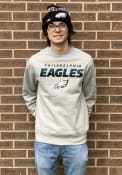 Philadelphia Eagles Block Party Elevate Play Crew Sweatshirt - Grey