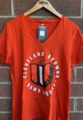 Cleveland Browns Womens Hometown T-Shirt - Orange