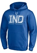 Indianapolis Colts SWEEP Hooded Sweatshirt - Blue