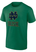 Notre Dame Fighting Irish Dual Blend Space Dye T Shirt - Green