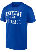 Kentucky Wildcats Football T Shirt - Blue