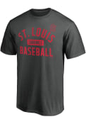 St Louis Cardinals Arch Sport T Shirt - Charcoal