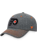 Philadelphia Flyers Heathered Unstructured Adjustable Hat - Charcoal