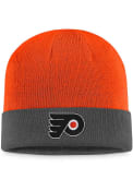 Philadelphia Flyers 2T Beanie Cuff Knit - Charcoal