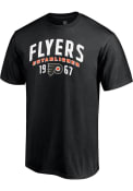 Philadelphia Flyers Established Crewneck T Shirt - Black