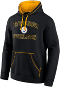 Pittsburgh Steelers Heart and Soul Hooded Sweatshirt - Black