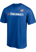 FC Cincinnati Team Name T Shirt - Blue