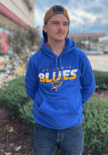 St Louis Blues Elevate Play Hooded Sweatshirt - Blue