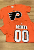 Gritty Philadelphia Flyers Authentic Stack T-Shirt - Orange