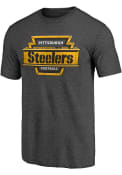 Pittsburgh Steelers Hot Route Fashion T Shirt - Charcoal