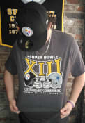 Pittsburgh Steelers Vintage Fashion T Shirt - Charcoal
