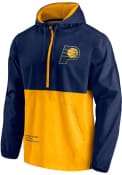Indiana Pacers ANORAK Pullover Jackets - Navy Blue