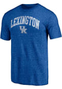 Kentucky Wildcats Arched City Triblend Fashion T Shirt - Blue