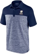 Notre Dame Fighting Irish Iconic Brushed Poly Polo Shirt - Navy Blue