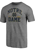Notre Dame Fighting Irish Triblend Winners Podium Fashion T Shirt - Charcoal