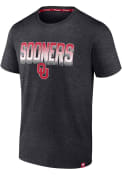 Oklahoma Sooners Iconic Biblend Fashion T Shirt - Charcoal