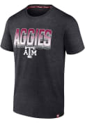 Texas A&M Aggies Iconic Biblend Fashion T Shirt - Charcoal