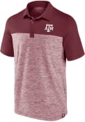 Texas A&M Aggies Iconic Brushed Poly Polo Shirt - Maroon