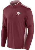Texas A&M Aggies Iconic Brushed Poly 1/4 Zip Pullover - Maroon