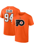 Ryan Ellis Philadelphia Flyers Authentic Stack T-Shirt - Orange
