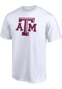 Texas A&M Aggies Primary Team Logo T Shirt - White