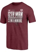 Texas A&M Aggies 12th Man Centennial Fashion T Shirt - Charcoal