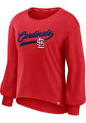 St Louis Cardinals Womens Iconic T-Shirt - Red