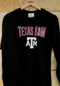 Texas A&M Aggies Team Lockup T Shirt - Black