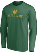 Notre Dame Fighting Irish Name Drop T Shirt - Green