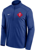 Texas Rangers Nike TEAM DIAMOND PACER 1/4 Zip Pullover - Blue