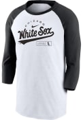 Chicago White Sox Nike MODERN ARCH RAGLAN Fashion T Shirt - White