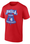 Philadelphia 76ers Philly Bell T Shirt - Red