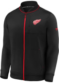 Detroit Red Wings Locker Room Full Zip Track Jacket - Black
