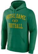 Notre Dame Fighting Irish Fleece Sport Drop Hooded Sweatshirt - Green