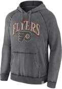Philadelphia Flyers True Classics Washed Hooded Sweatshirt - Charcoal
