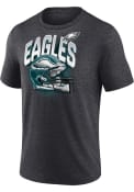Philadelphia Eagles END AROUND Fashion T Shirt - Charcoal